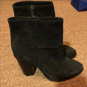 Vince camuto black booties- worn ONCE!